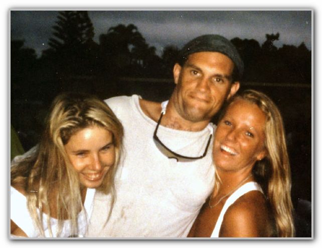 DJ celebrating New Years at Byron Bay 1992